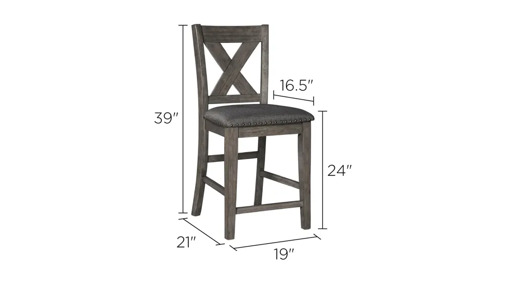 Nash Counter-Height Stool Dimensions