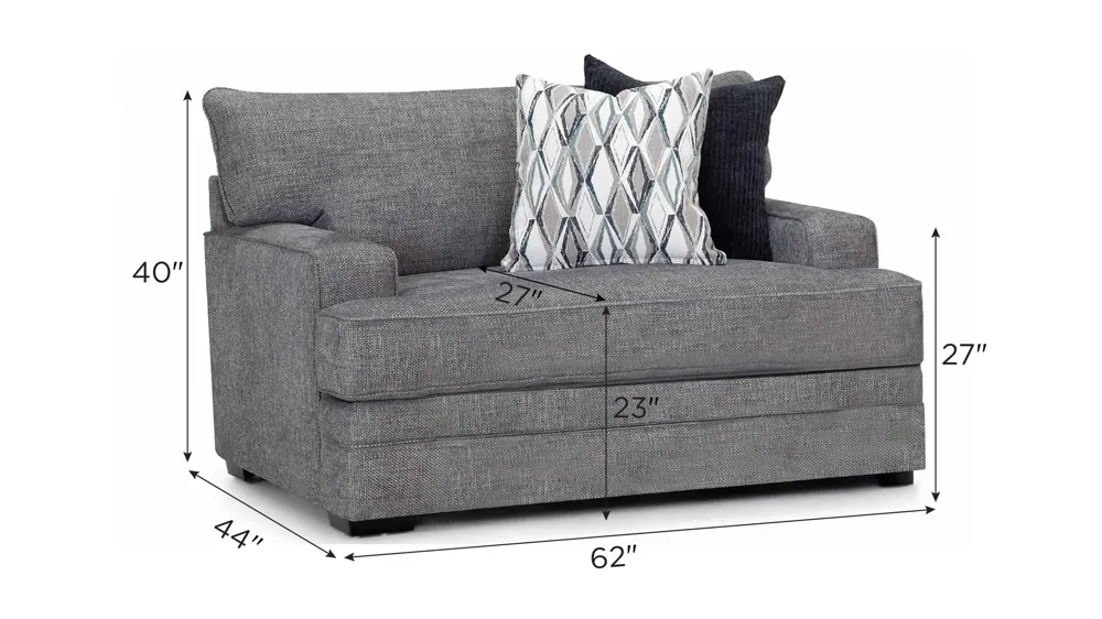 Stella Chair and a Half Dimensions