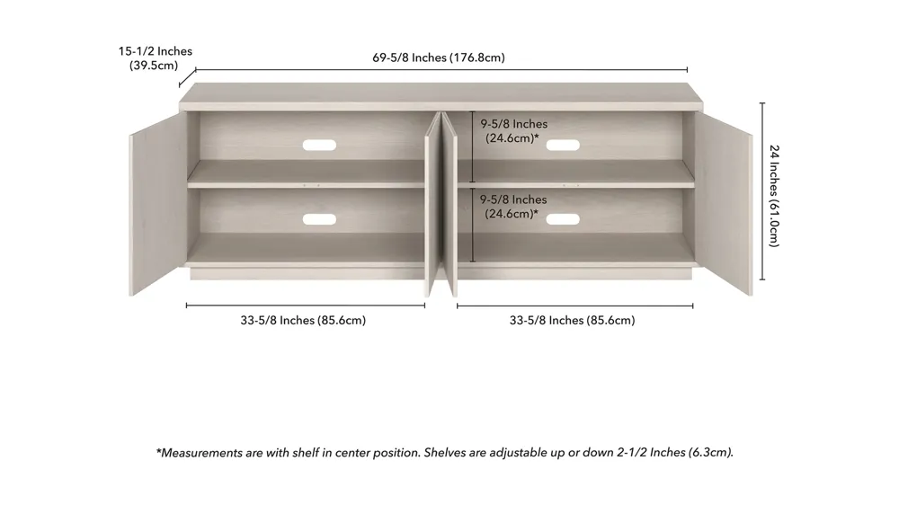Aria TV Stand Dimensions