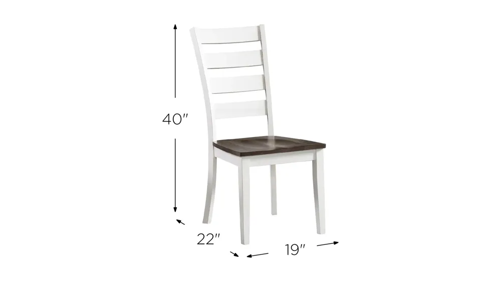 Kona Dining Chair - Set of 2 Dimensions