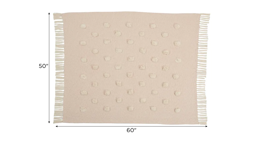 Mina Victory Throw Blanket Dimensions
