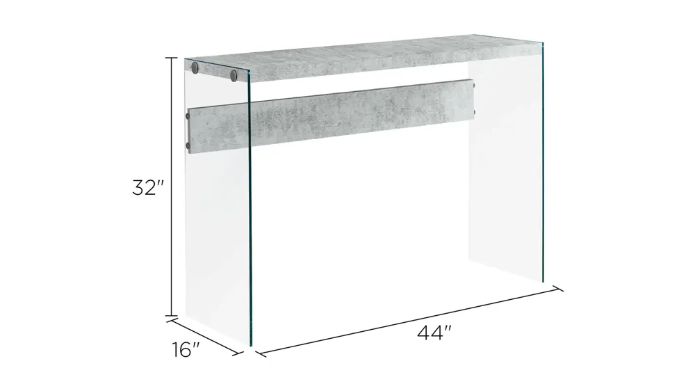 Veda Rectangular Sofa Table Dimensions