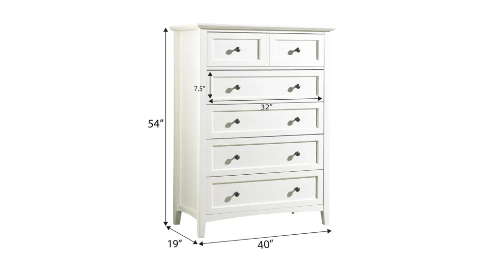 Tompkins Bedroom Chest Dimensions