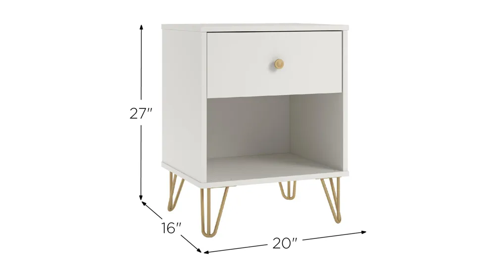 Novogratz Finley Nightstand Dimensions