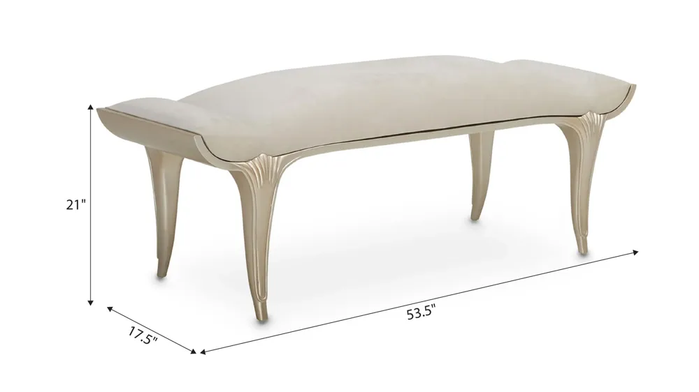 Villa Cherie Bed Bench Dimensions