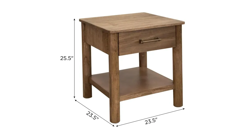 Olimpia End Table Dimensions