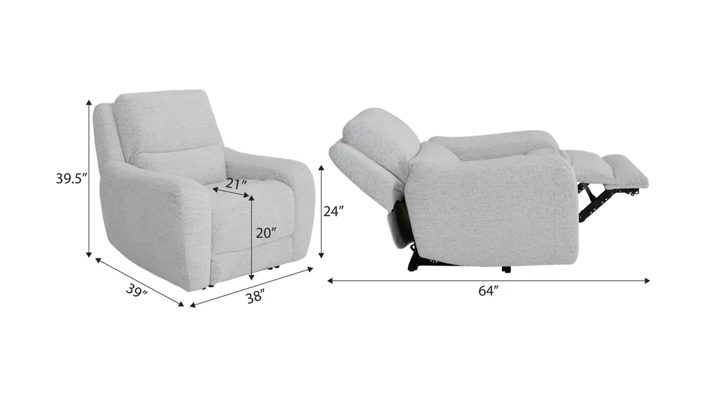 Miller Power Recliner Dimensions
