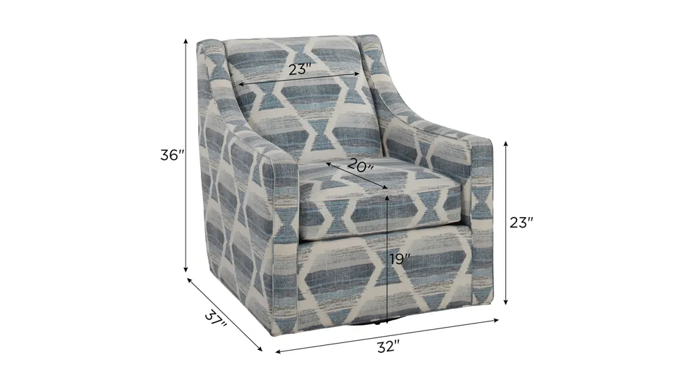 Bayside Accent Chair Dimensions