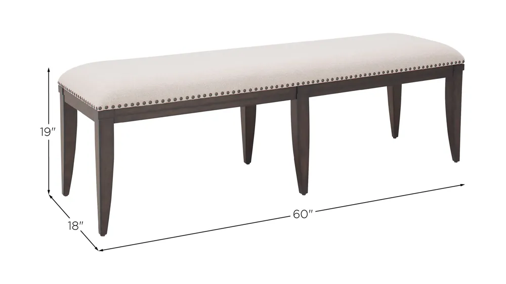 Prescott Dining Bench Dimensions