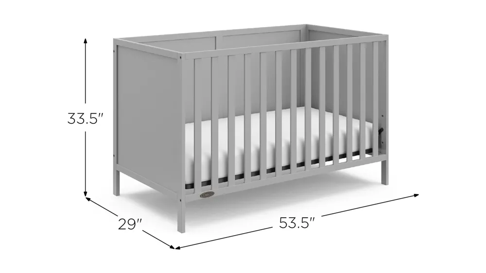 Graco Theo 3-in-1 Convertible Crib Dimensions