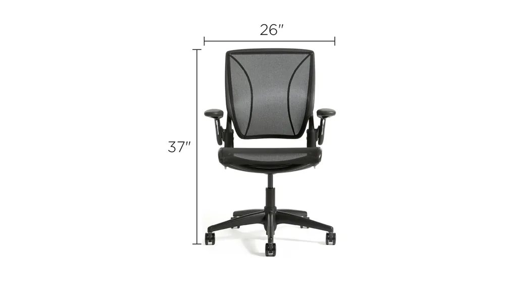 Humanscale World One Ergonomic Office Chair Dimensions
