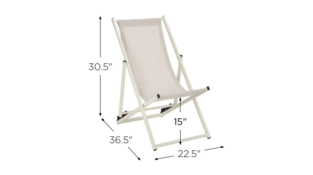 Breslin Patio Chairs Set of 2 Dimensions