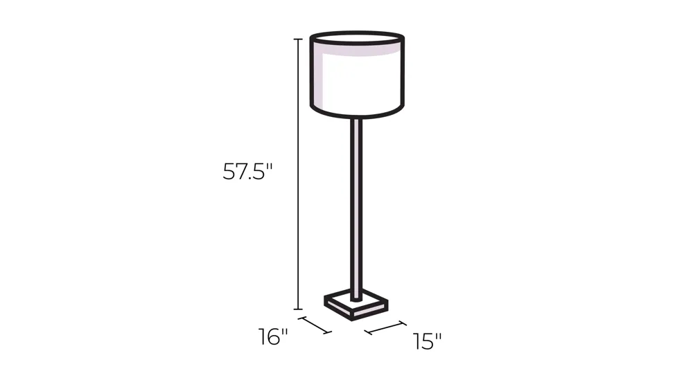 Malcolm Floor Lamp Dimensions