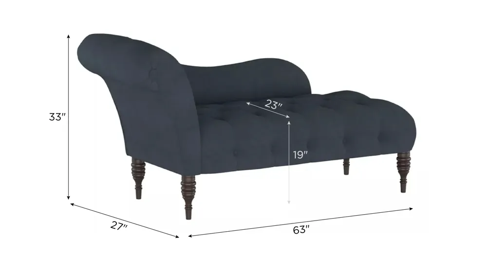 Opulence Chaise Lounge Dimensions