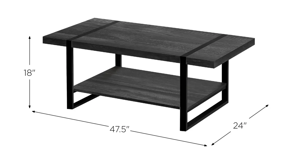 Jodie Rectangular Coffee Table Dimensions