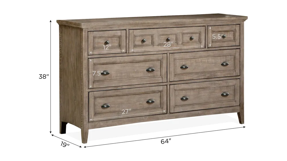 Ivy Ridge Dresser Dimensions