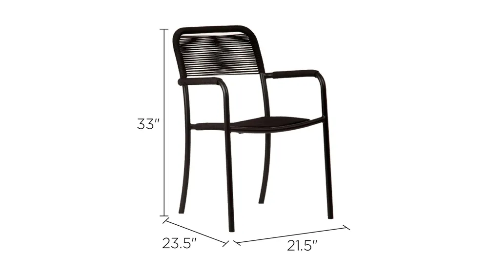 Amazonia Outdoor 4-pc. Chairs Dimensions
