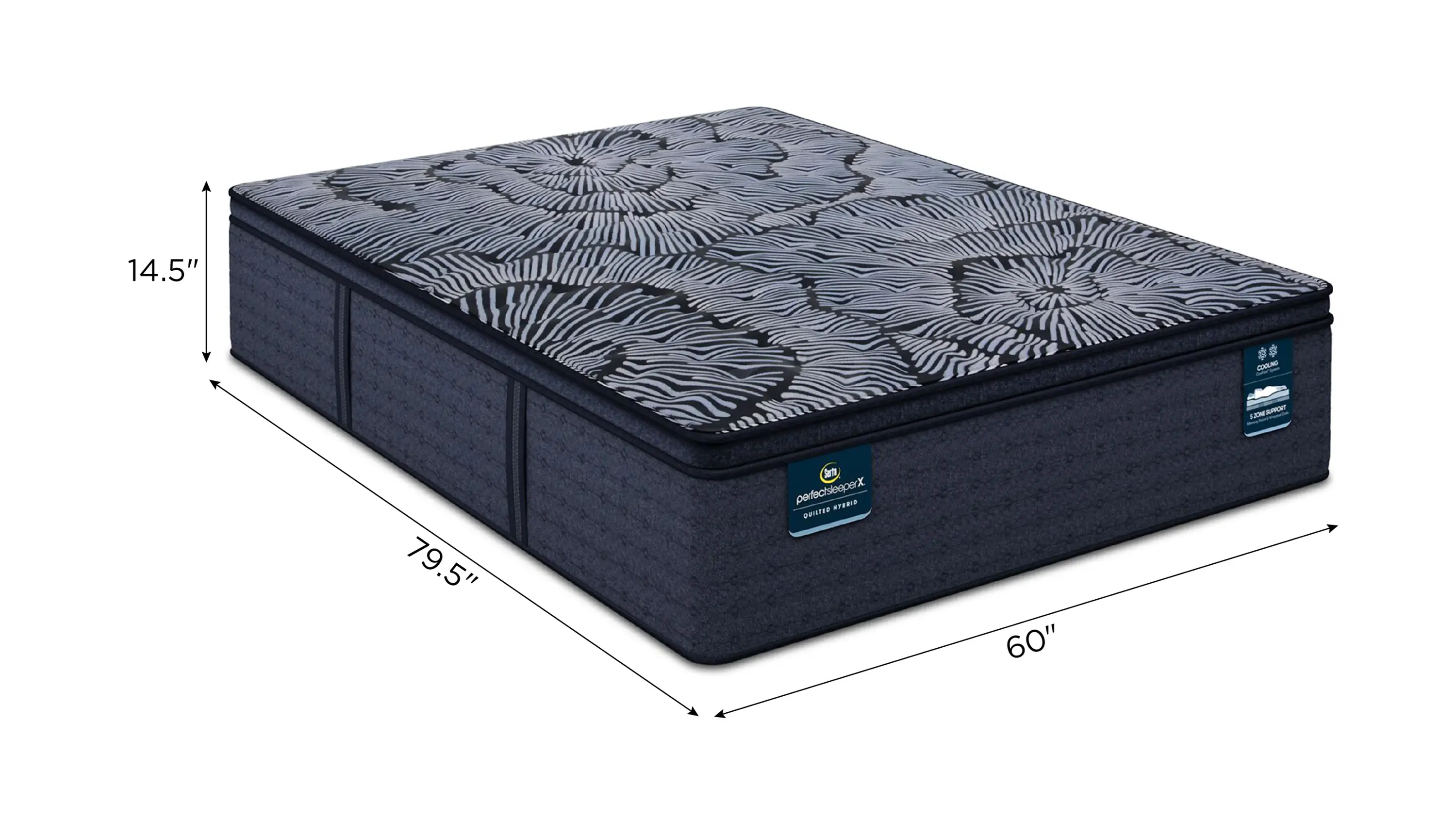 Perfect Sleeper X Lexton Hybrid Medium Pillow Top Mattress - Thumbnail 4