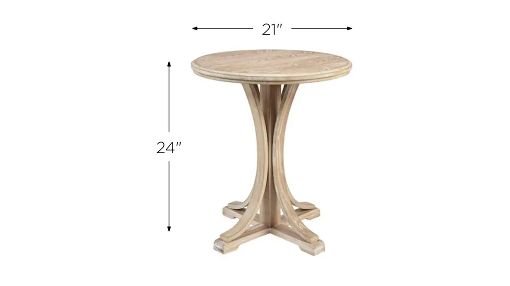 Fatima Round End Table Dimensions