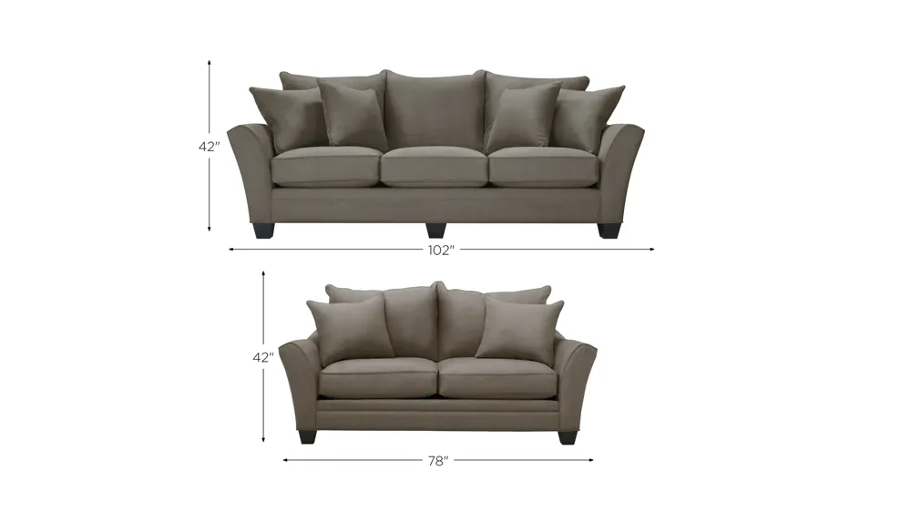 Briarwood Living Room Set Dimensions