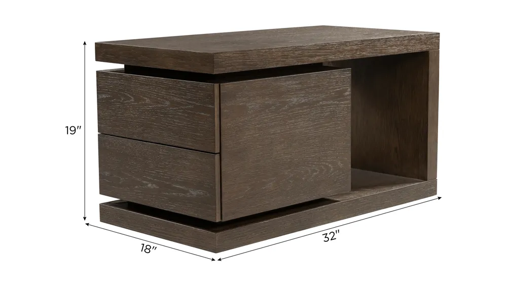 Athens End Table Dimensions