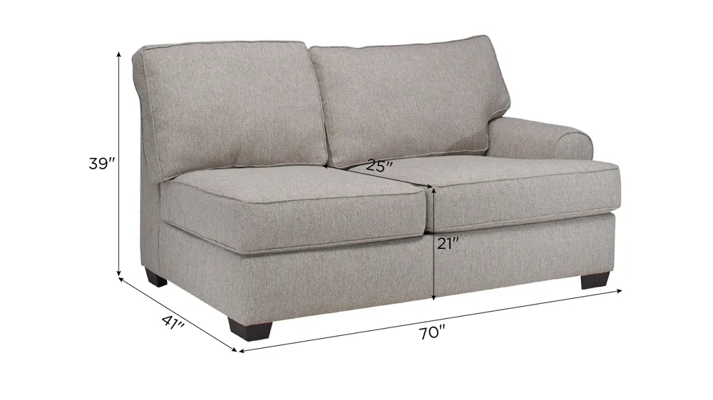 Suzanne Right Arm Facing Loveseat | Raymour & Flanigan