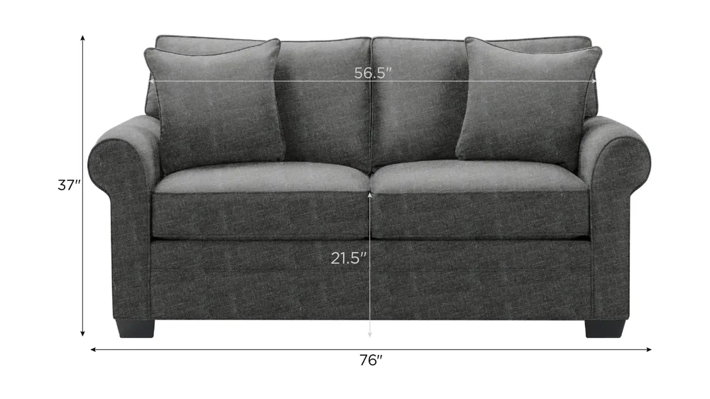 Wellsley Loveseat Dimensions