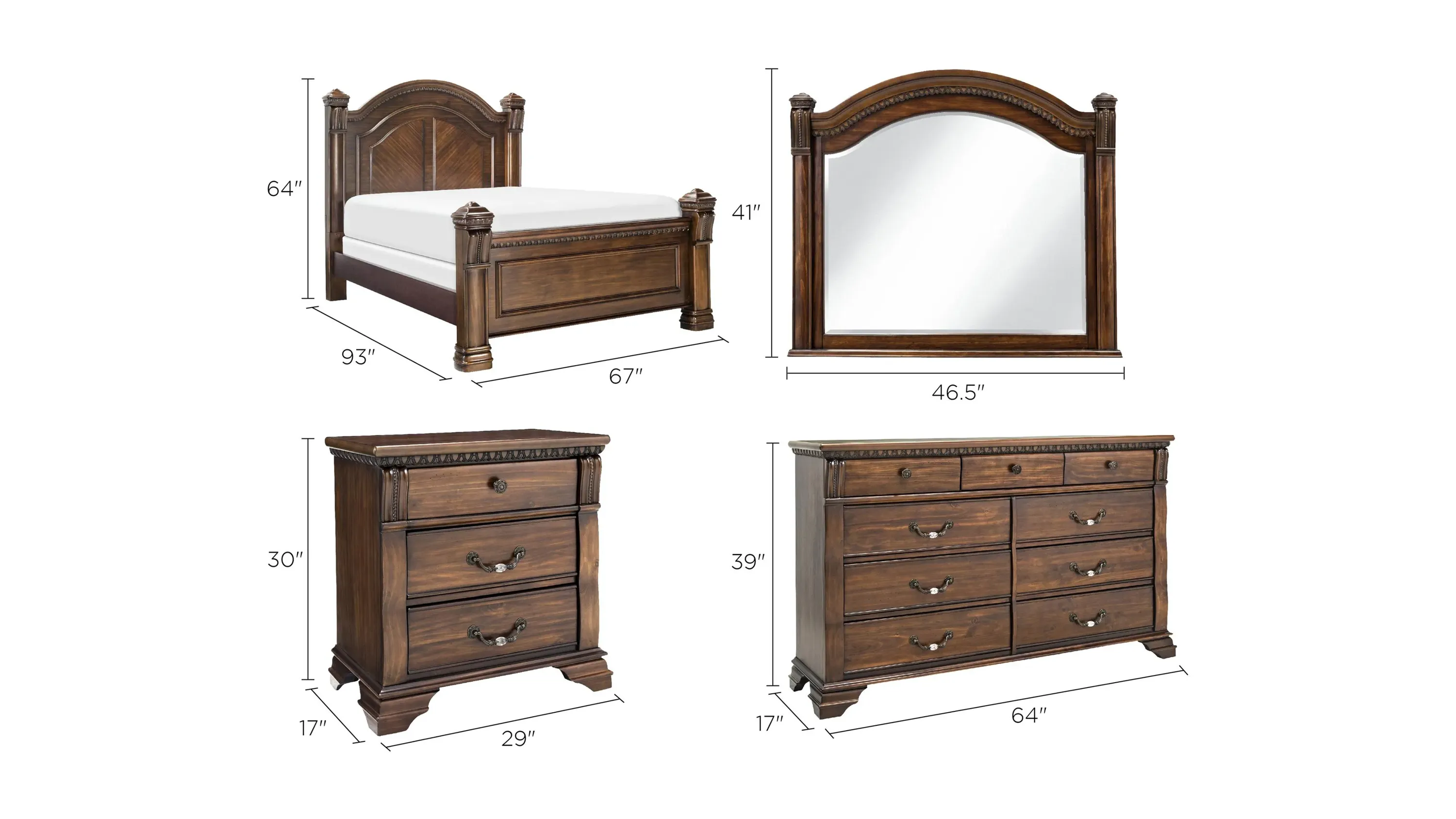 Mariana 4-pc. Bedroom Set | Raymour & Flanigan