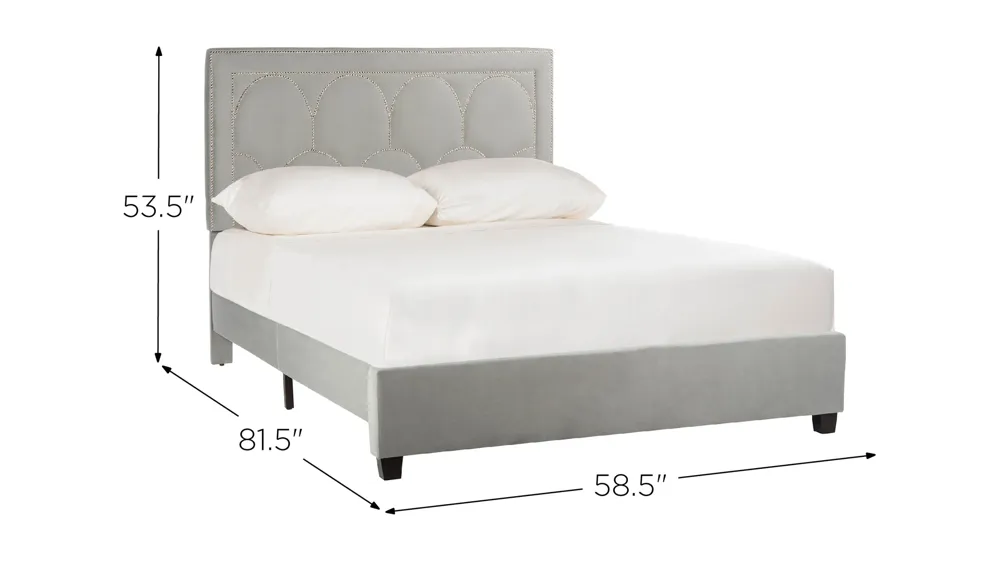 Solania Upholstered Bed Dimensions