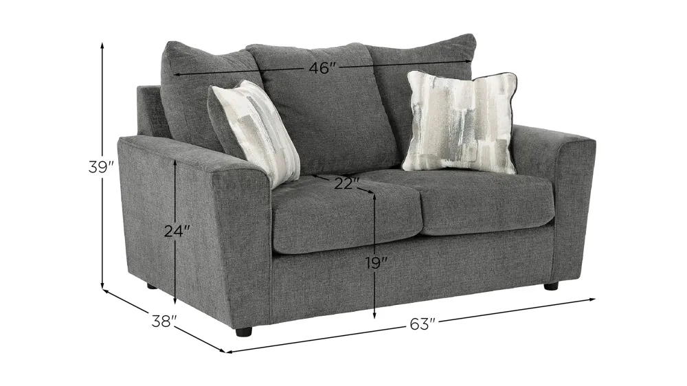Marsden Loveseat Dimensions