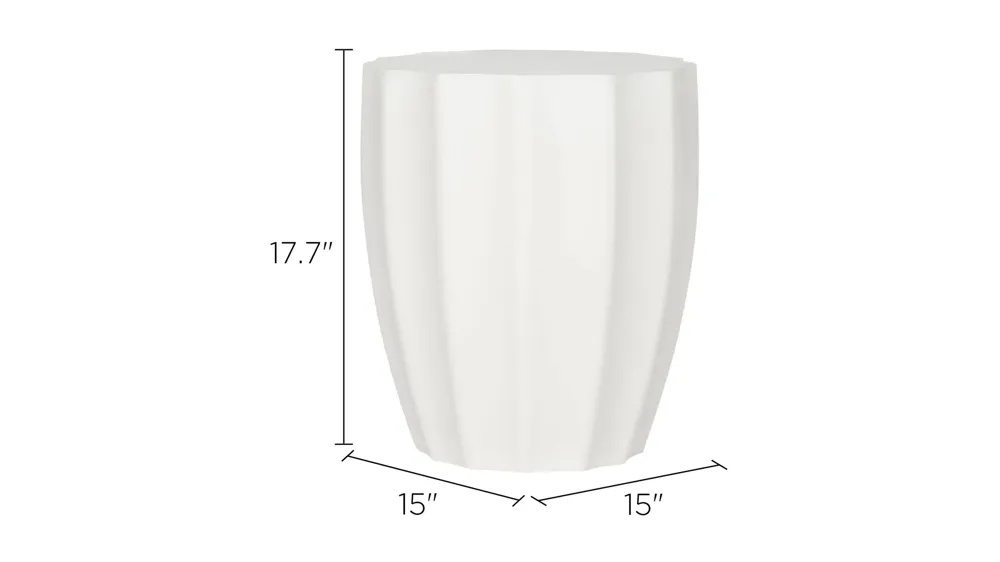 Jaslyn Indoor/Outdoor Accent Table Dimensions
