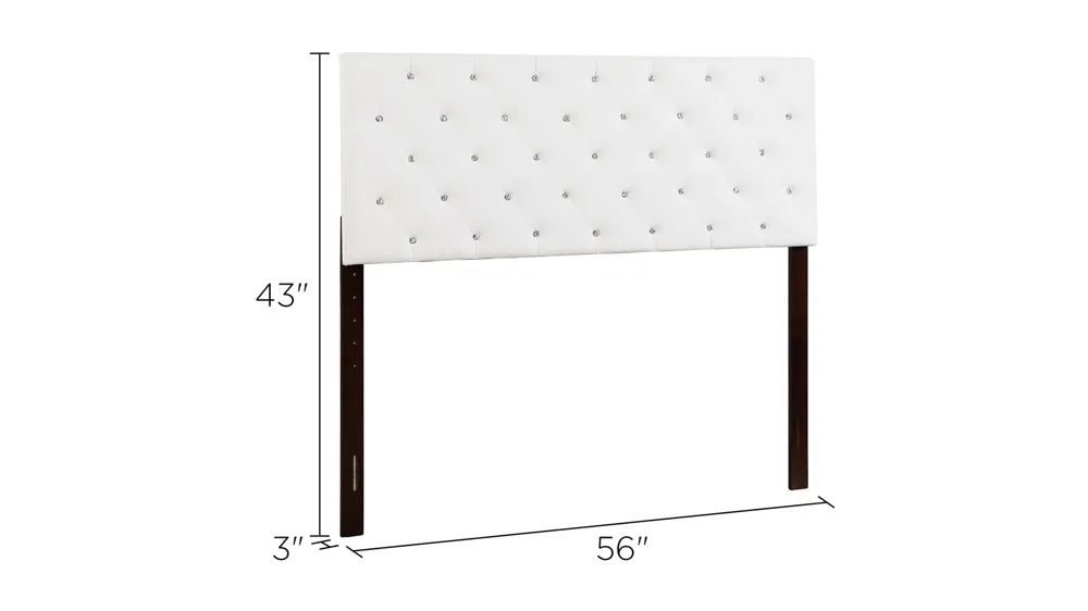 Super Nova Diamond Tufted Headboard Dimensions