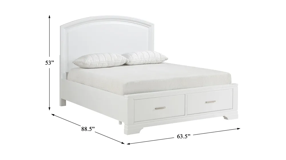 Wittenberry Storage Bed Dimensions