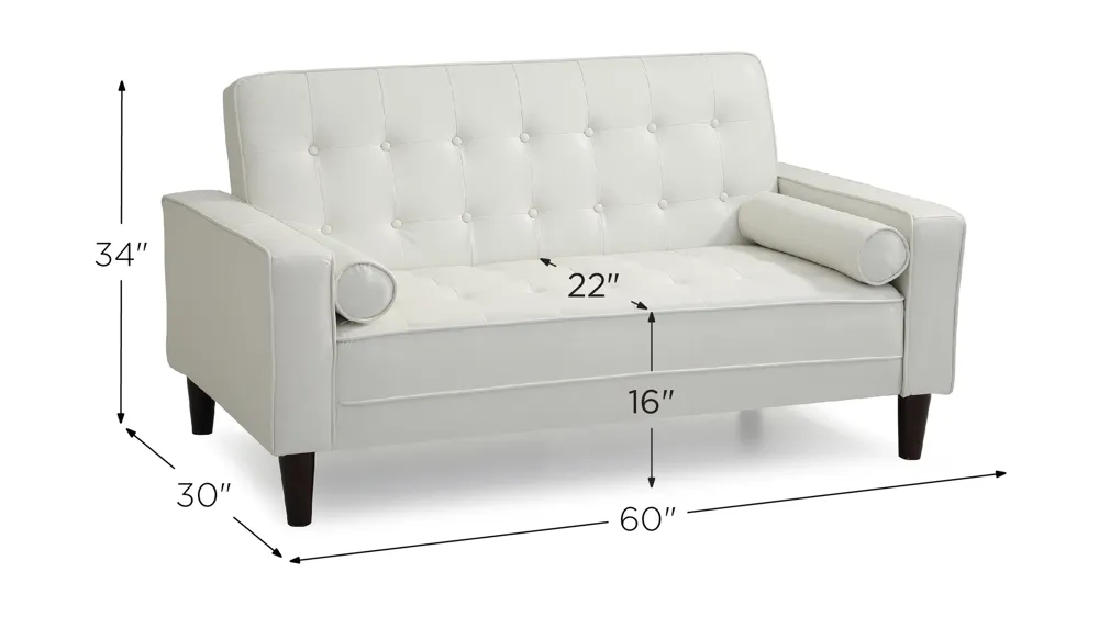 Andrews Klik Klak Loveseat Dimensions