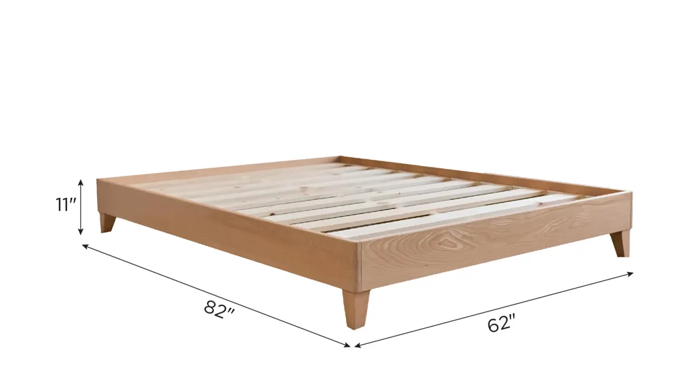 Avocado City Bed Platform Base Dimensions