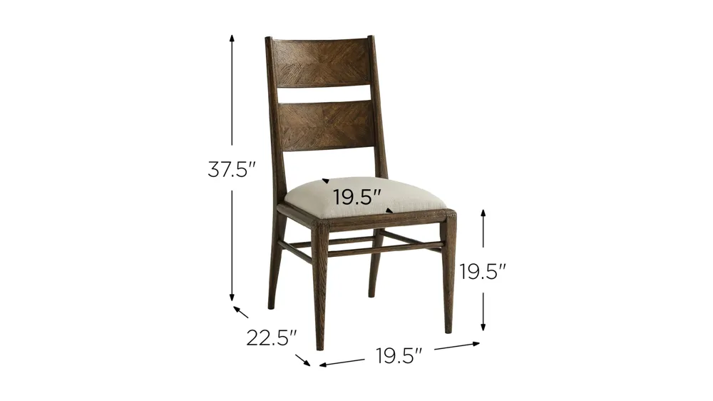 Nova Dining Side Chair Dimensions