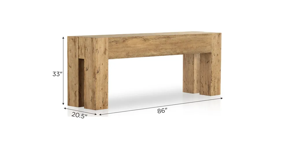 Abaso Console Table Dimensions