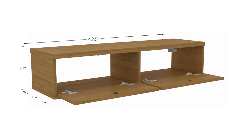 Liberty 42" Floating Entertainment Center Dimensions