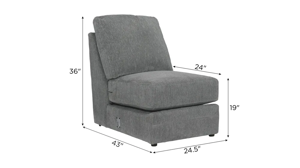 Kristoff Armless Chair Dimensions