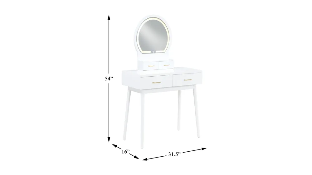 Aldermont 3-pc. Vanity Set Dimensions