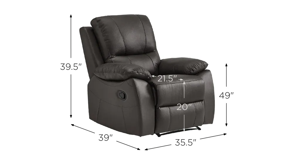 Delara Reclining Chair Dimensions
