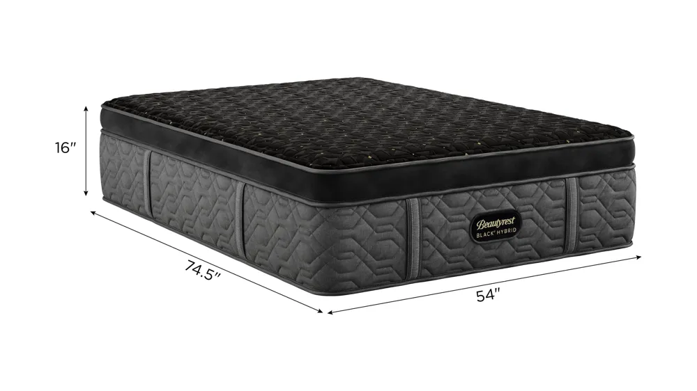 Beautyrest Black Hybrid Series Four Firm Apex Top Mattress Dimensions