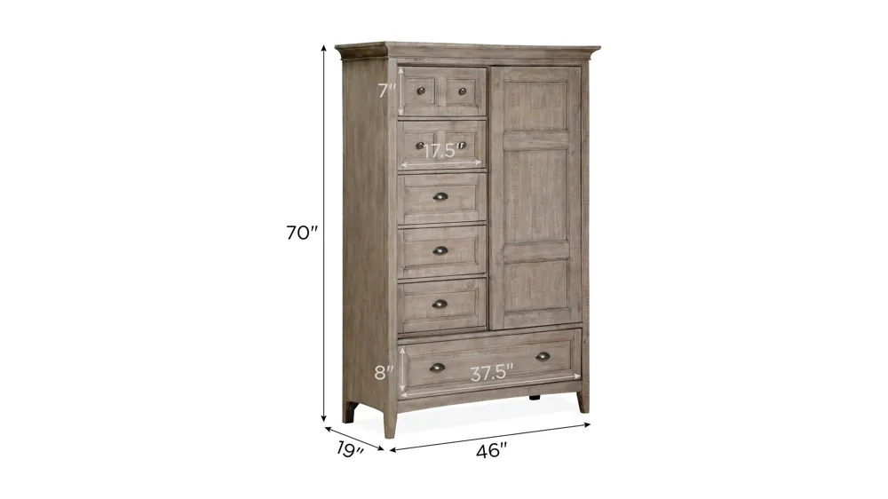 Ivy Ridge Door Chest Dimensions