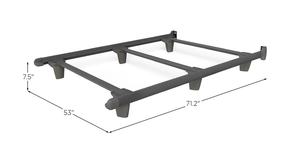 Embrace Bed Frame w/ Glides Dimensions