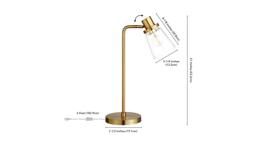 Perry Table Lamp Dimensions