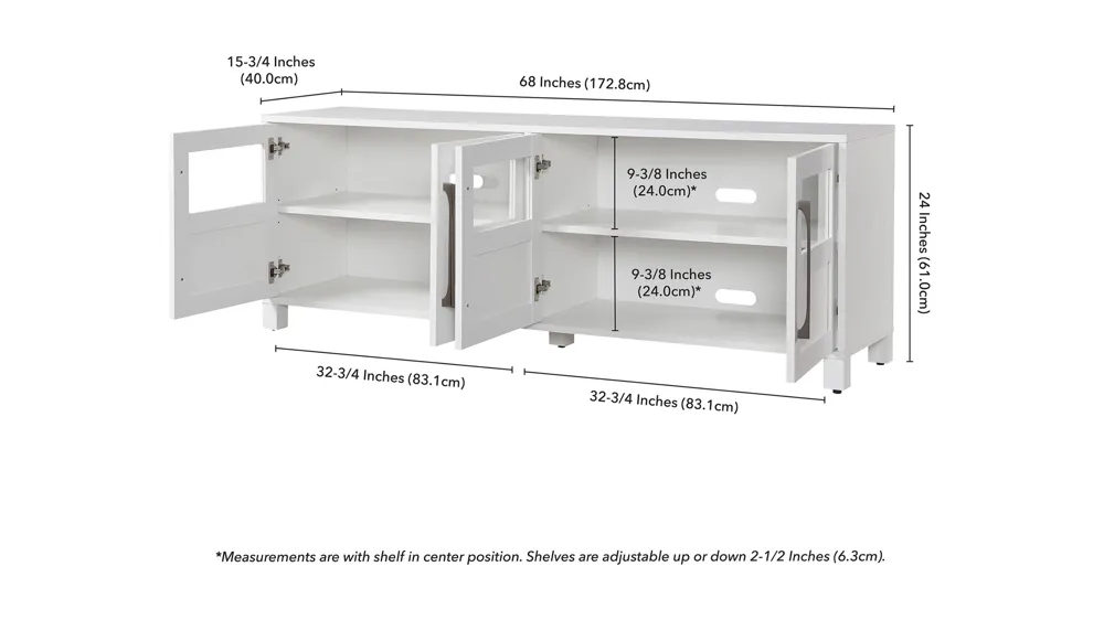 Sarmento TV Stand Dimensions