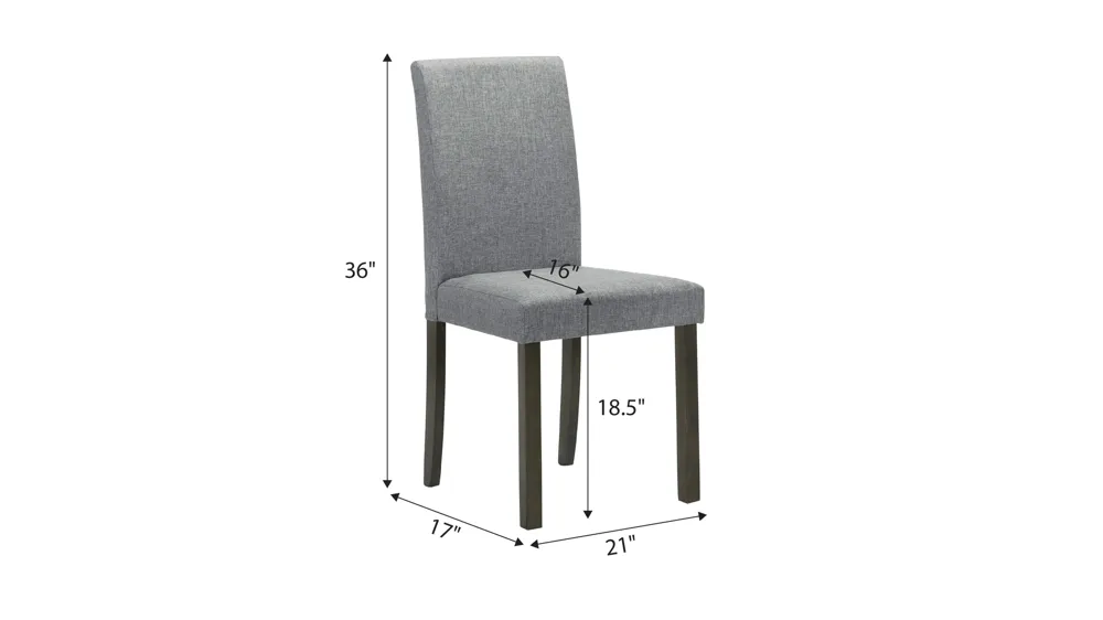 Melshire Side Chair - Set of 4 Dimensions
