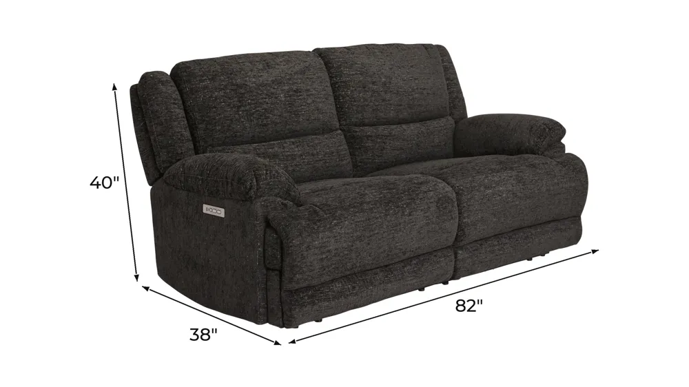 Filmore 2-pc. Dual Power Loveseat Dimensions