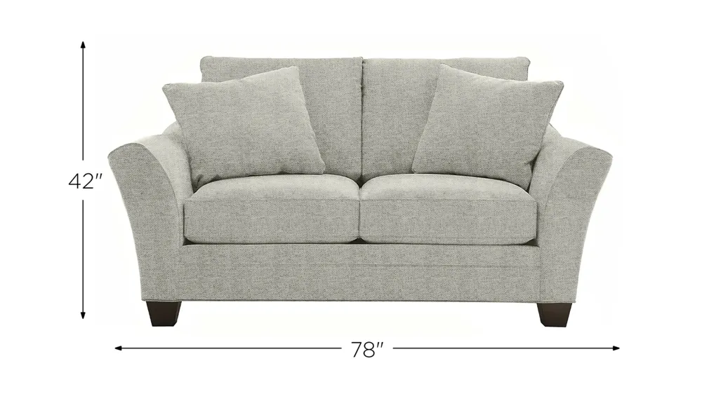 Briarwood Loveseat Dimensions