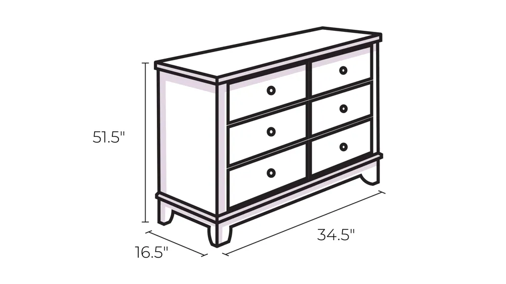 Regata Bedroom Chest Dimensions